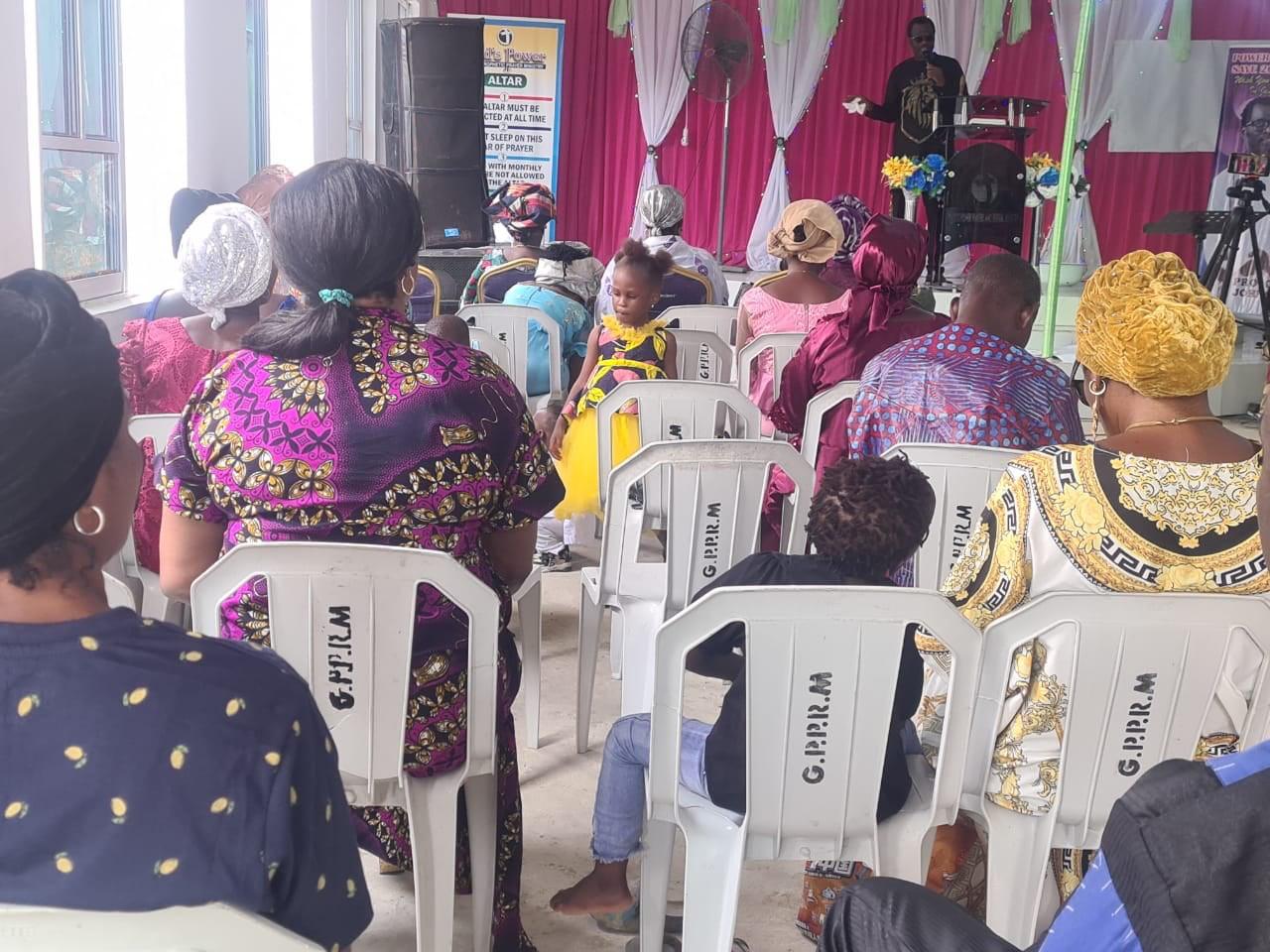 Congregation in Worship