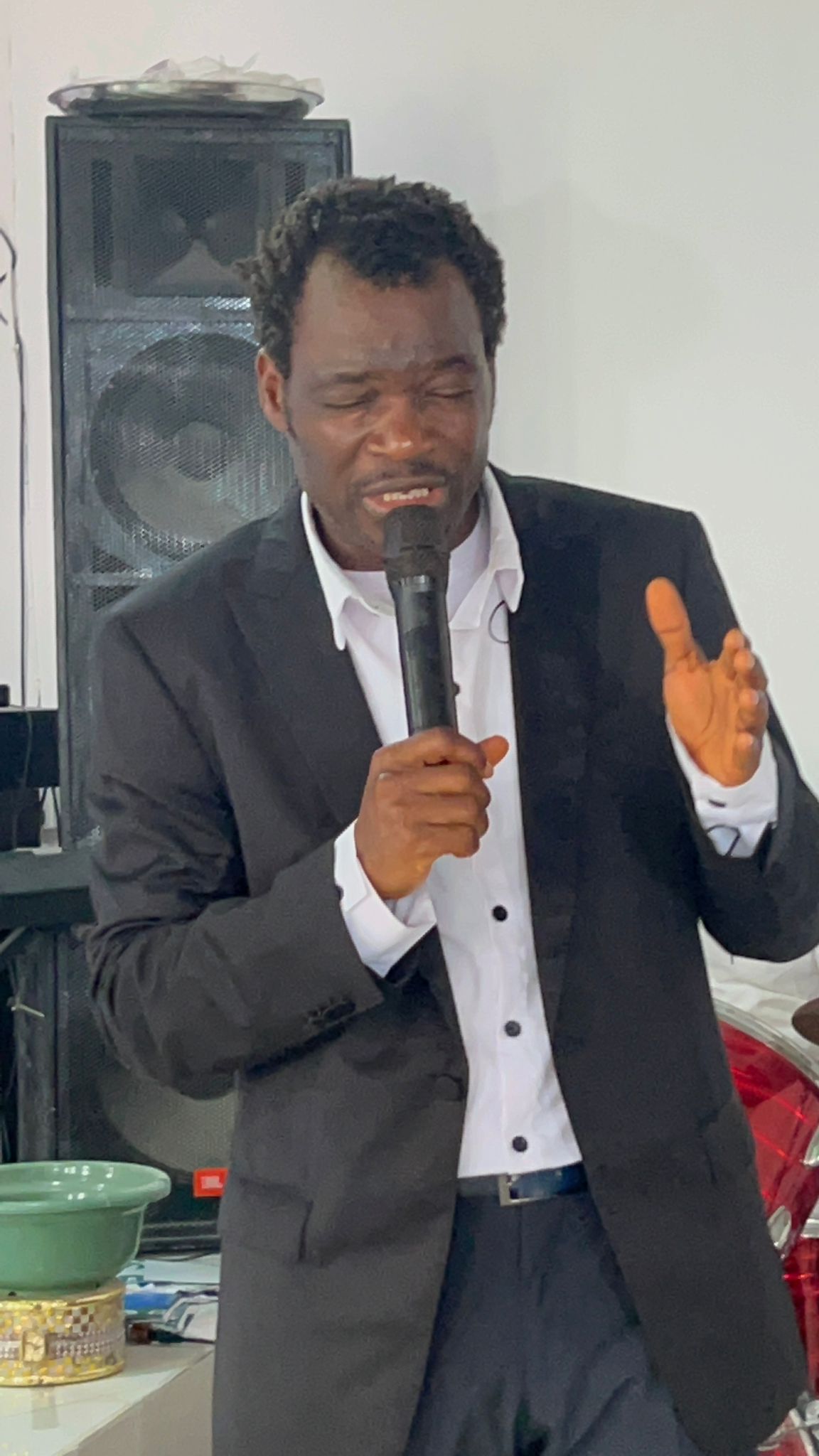 Pastor Preaching the Word